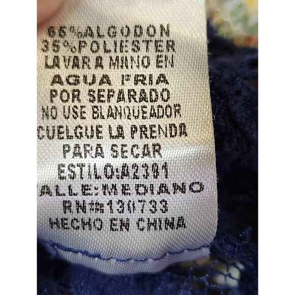 Umgee Top Womens M Floral Paisley Lace Cottagecore Romantic Victorian - Picture 9 of 12